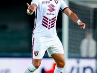 Guillermo Maripan of Torino FC during the Serie A Enilive match between Hellas Verona and Torino FC at Stadio Marcantonio Bentegodi on Septe...