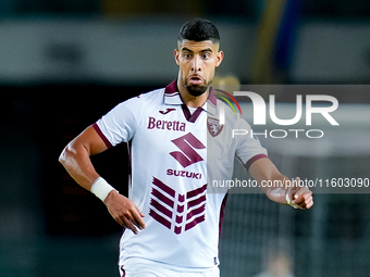 Guillermo Maripan of Torino FC during the Serie A Enilive match between Hellas Verona and Torino FC at Stadio Marcantonio Bentegodi on Septe...