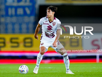 Samuele Ricci of Torino FC during the Serie A Enilive match between Hellas Verona and Torino FC at Stadio Marcantonio Bentegodi on September...