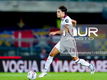 Samuele Ricci of Torino FC during the Serie A Enilive match between Hellas Verona and Torino FC at Stadio Marcantonio Bentegodi on September...