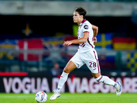 Samuele Ricci of Torino FC during the Serie A Enilive match between Hellas Verona and Torino FC at Stadio Marcantonio Bentegodi on September...