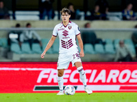 Samuele Ricci of Torino FC during the Serie A Enilive match between Hellas Verona and Torino FC at Stadio Marcantonio Bentegodi on September...