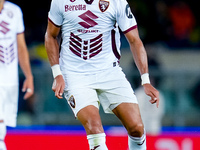 Adam Masina of Torino FC during the Serie A Enilive match between Hellas Verona and Torino FC at Stadio Marcantonio Bentegodi on September 2...