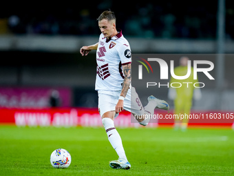 Ivan Ilic of Torino FC during the Serie A Enilive match between Hellas Verona and Torino FC at Stadio Marcantonio Bentegodi on September 20,...