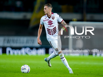 Ivan Ilic of Torino FC during the Serie A Enilive match between Hellas Verona and Torino FC at Stadio Marcantonio Bentegodi on September 20,...