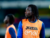 Yann Karamoh of Torino FC looks on during the Serie A Enilive match between Hellas Verona and Torino FC at Stadio Marcantonio Bentegodi on S...