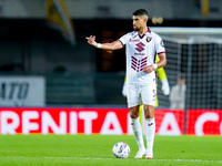 Karol Linetty of Torino FC during the Serie A Enilive match between Hellas Verona and Torino FC at Stadio Marcantonio Bentegodi on September...