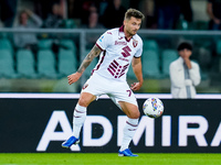 Karol Linetty of Torino FC during the Serie A Enilive match between Hellas Verona and Torino FC at Stadio Marcantonio Bentegodi on September...