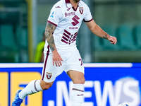 Karol Linetty of Torino FC during the Serie A Enilive match between Hellas Verona and Torino FC at Stadio Marcantonio Bentegodi on September...