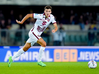 Gvidas Gineitis of Torino FC during the Serie A Enilive match between Hellas Verona and Torino FC at Stadio Marcantonio Bentegodi on Septemb...