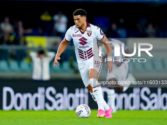 Che' Adams of Torino FC during the Serie A Enilive match between Hellas Verona and Torino FC at Stadio Marcantonio Bentegodi on September 20...