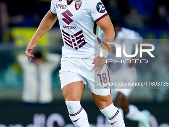 Che' Adams of Torino FC during the Serie A Enilive match between Hellas Verona and Torino FC at Stadio Marcantonio Bentegodi on September 20...