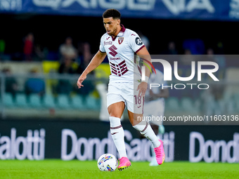 Che' Adams of Torino FC during the Serie A Enilive match between Hellas Verona and Torino FC at Stadio Marcantonio Bentegodi on September 20...