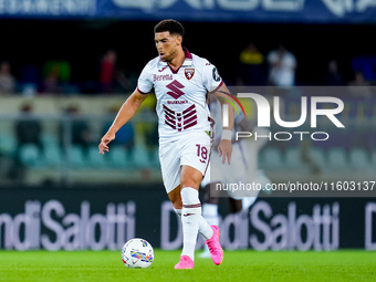 Che' Adams of Torino FC during the Serie A Enilive match between Hellas Verona and Torino FC at Stadio Marcantonio Bentegodi on September 20...