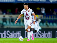 Che' Adams of Torino FC during the Serie A Enilive match between Hellas Verona and Torino FC at Stadio Marcantonio Bentegodi on September 20...