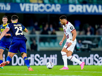 Che' Adams of Torino FC scores third goal during the Serie A Enilive match between Hellas Verona and Torino FC at Stadio Marcantonio Bentego...