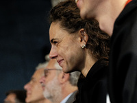 Giulia Ghiretti participates in the ceremony of the flags with the President of the Republic Sergio Mattarella in Rome, Italy, on September...