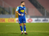 Neil Frendo of Sliema Wanderers is in action during the Malta 360 Sports Premier League soccer match between Gzira United and Sliema Wandere...