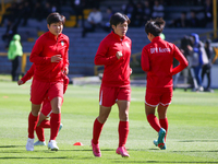 Players of Korea DPR during the FIFA U-20 Women's World Cup final match between Korea DPR and Japan at Estadio El Campin in Bogota, Colombia...