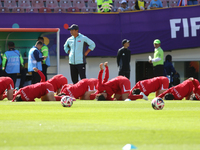 Players of Korea DPR during the FIFA U-20 Women's World Cup final match between Korea DPR and Japan at Estadio El Campin in Bogota, Colombia...