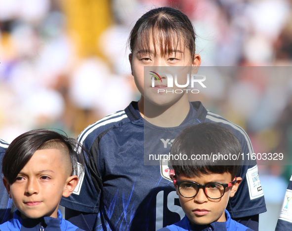 Miku Hayama of Japan during the FIFA U-20 Women's World Cup Colombia 2024 Final match between Korea DPR and Japan at Estadio El Campin in Bo...