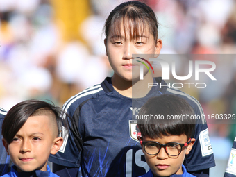 Miku Hayama of Japan during the FIFA U-20 Women's World Cup Colombia 2024 Final match between Korea DPR and Japan at Estadio El Campin in Bo...