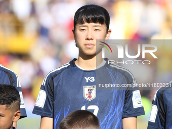 Uno Shiragaki of Japan during the FIFA U-20 Women's World Cup Colombia 2024 Final match between Korea DPR and Japan at Estadio El Campin in...