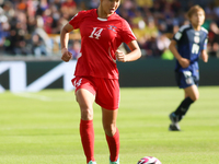 Yu-Yong Hwang of Korea DPR controls the ball during the FIFA U-20 Women's World Cup final match between Korea DPR and Japan at El Campin Sta...