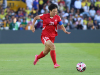 Un-Yong Chae of Korea DPR controls the ball during the FIFA U-20 Women's World Cup final match between Korea DPR and Japan at El Campin Stad...