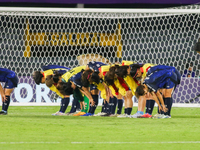 Players of Japan greet fans at the end of the FIFA U-20 Women's World Cup 2024 final match between North Korea and Japan at Nemesio Camacho...