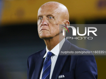 Pierluigi Collina attends the FIFA U-20 Women's World Cup 2024 final match between the United States and the Netherlands at the Nemesio Cama...