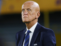 Pierluigi Collina attends the FIFA U-20 Women's World Cup 2024 final match between the United States and the Netherlands at the Nemesio Cama...