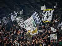 Fans of Universitatea Cluj during the match between Universitatea Cluj and Universitatea Craiova in Cluj, Romania, on September 22, 2024 (