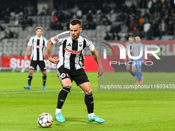 Dan Nicolae NISTOR participates in the match between Universitatea Cluj and Universitatea Craiova at Cluj Arena Stadium in Cluj, Romania, on...