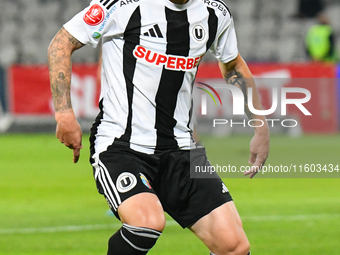 Dan Nicolae NISTOR participates in the match between Universitatea Cluj and Universitatea Craiova at Cluj Arena Stadium in Cluj, Romania, on...