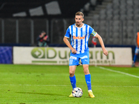 Nicusor Silviu Bancu plays during the match between Universitatea Cluj and Universitatea Craiova at Cluj Arena Stadium in Cluj, Romania, on...