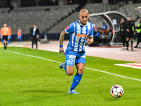 Ionut Alexandru Mitrita is in action during the match between Universitatea Cluj and Universitatea Craiova at Cluj Arena Stadium in Cluj, Ro...