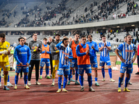 Players of Universitatea Craiova after the match between Universitatea Cluj and Universitatea Craiova in Cluj, Romania, on September 22, 202...