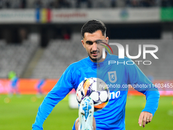 Virgil Andrei IVAN plays during the match between Universitatea Cluj and Universitatea Craiova at Cluj Arena Stadium in Cluj, Romania, on Se...