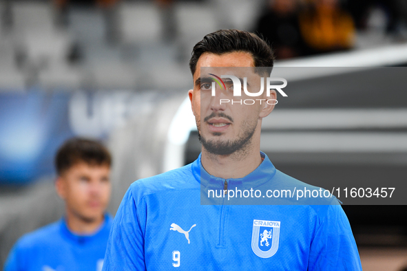 Virgil Andrei IVAN participates in the match between Universitatea Cluj and Universitatea Craiova at Cluj Arena Stadium in Cluj, Romania, on...