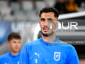 Virgil Andrei IVAN participates in the match between Universitatea Cluj and Universitatea Craiova at Cluj Arena Stadium in Cluj, Romania, on...