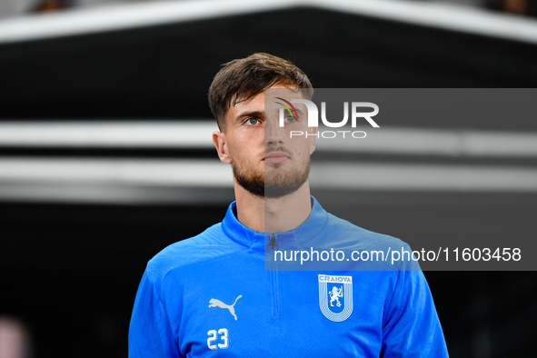 Cristian Mihai CAPATINA participates in the match between Universitatea Cluj and Universitatea Craiova at Cluj Arena Stadium in Cluj, Romani...