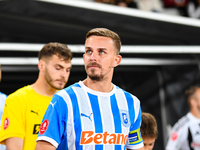 Nicusor Silviu Bancu participates in the match between Universitatea Cluj and Universitatea Craiova at Cluj Arena Stadium in Cluj, Romania,...