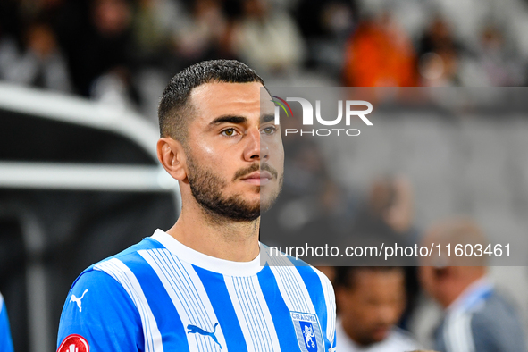 Vladimir Ionut SCRECIU participates in the match between Universitatea Cluj and Universitatea Craiova at Cluj Arena Stadium in Cluj, Romania...