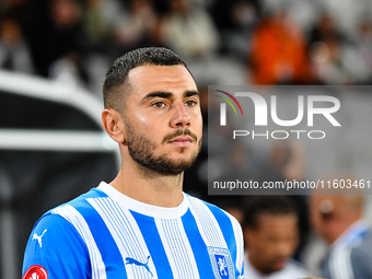 Vladimir Ionut SCRECIU participates in the match between Universitatea Cluj and Universitatea Craiova at Cluj Arena Stadium in Cluj, Romania...