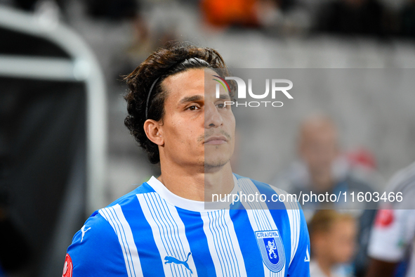 Luis Javier Paradela Diaz participates in the match between Universitatea Cluj and Universitatea Craiova at Cluj Arena Stadium in Cluj, Roma...