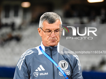 Ioan Ovidiu Sabau participates in the match between Universitatea Cluj and Universitatea Craiova at Cluj Arena Stadium in Cluj, Romania, on...