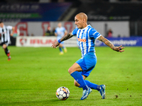 Ionut Alexandru Mitrita is in action during the match between Universitatea Cluj and Universitatea Craiova at Cluj Arena Stadium in Cluj, Ro...