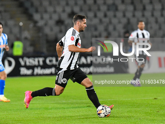 Mihaita Alexandru Chipciu is in action during the match between Universitatea Cluj and Universitatea Craiova at Cluj Arena Stadium in Cluj,...