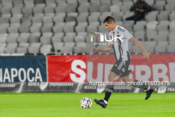 Lucas Gabriel Masoero is in action during the match between Universitatea Cluj and Universitatea Craiova at Cluj Arena Stadium in Cluj, Roma...